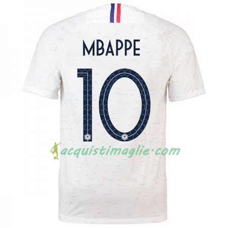 Divisa di Calcio Francia Mbappe 10 Trasferta Mondiali 2018